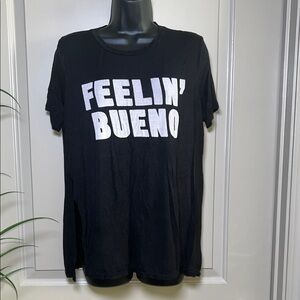 Black Graphic Tee - Feelin' Bueno